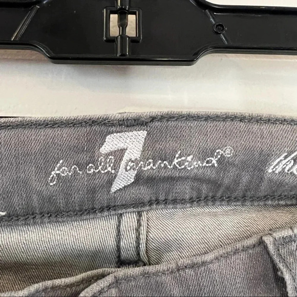 7 For All Mankind The Skinny Jean in Grey - Picture 6 of 9